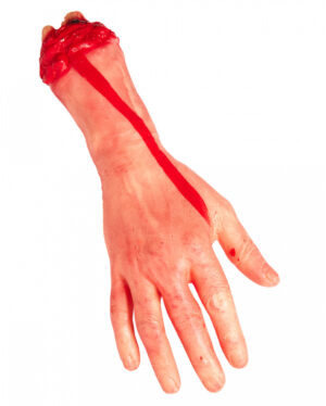 Abgehackte blutige Hand
