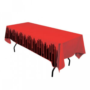 Blutbad Halloween Tischdecke als Partydeko