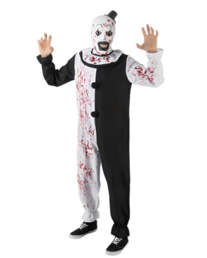 Blutiges TERRIFIER - Art The Clown Kostüm XL / 190 cm