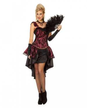 Burlesque Kostümkleid Bordeaux 44
