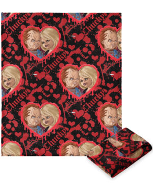 Chucky Love Hurts Kuscheldecke 127x178cm
