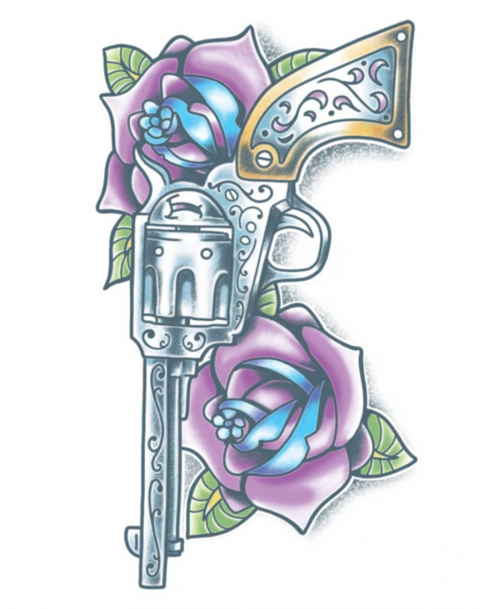 Day of the Dead Klebetattoo Revolver 1 Day of the Dead Klebetattoo Revolver