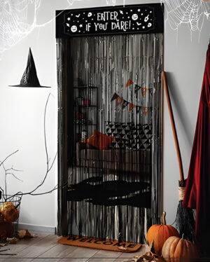 ENTER IF YOU DARE Halloween Türvorhang 1