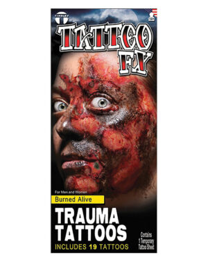 FX Burned Alive Trauma Klebetattoo