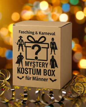 Fasching & Karneval Mystery Kostüm Box für Männer XL-2XL