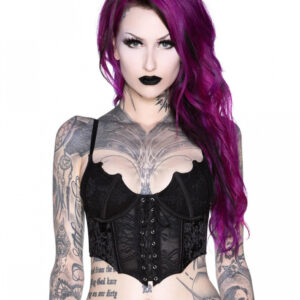 Fledermaus Spitzen Bustier KILLSTAR ❤ 4XL