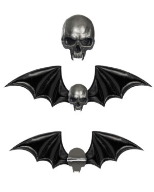 Fledermaus Totenkopf Haarklammer