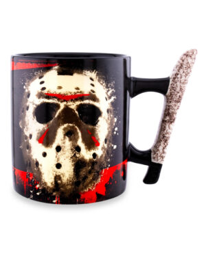 Friday the 13th Keramiktasse mit Machete als Griff