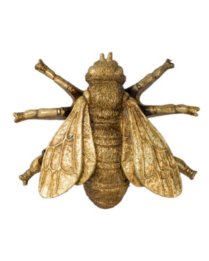 Goldene Biene Deko für Tisch & Wand Ø 9cm