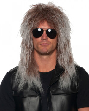 Heavy Metall Rockstar Perücke