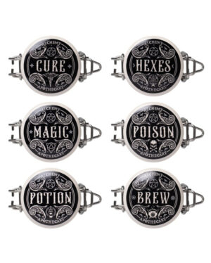 Hexen Gewürzständer mit 6 Gläsern 23