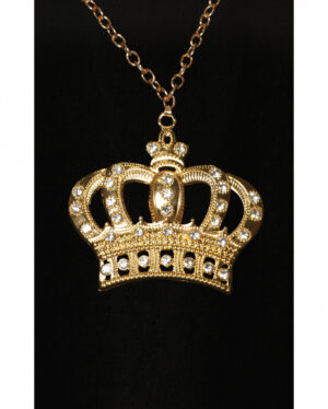 Hip Hop Goldkette mit Krone