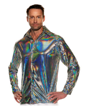 Hologramm Disco Hemd One Size
