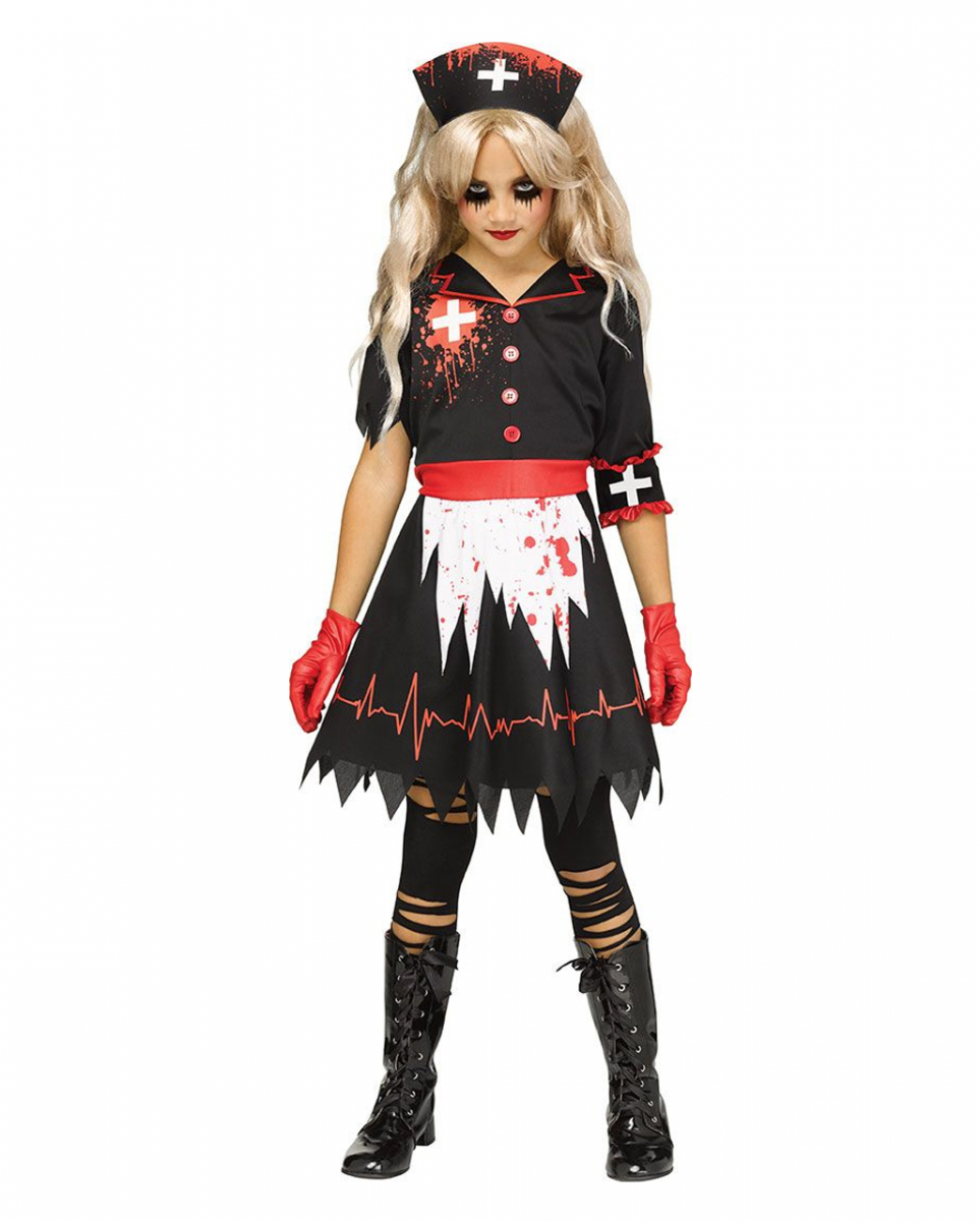 Horror Krankenschwester Kinder Kostüm XL 1 Horror Krankenschwester Kinder Kostüm XL