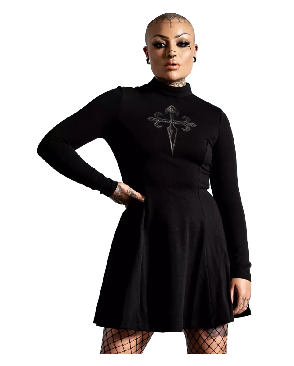 KILLSTAR Evanna Cross Kleid XS 1 KILLSTAR Evanna Cross Kleid XS