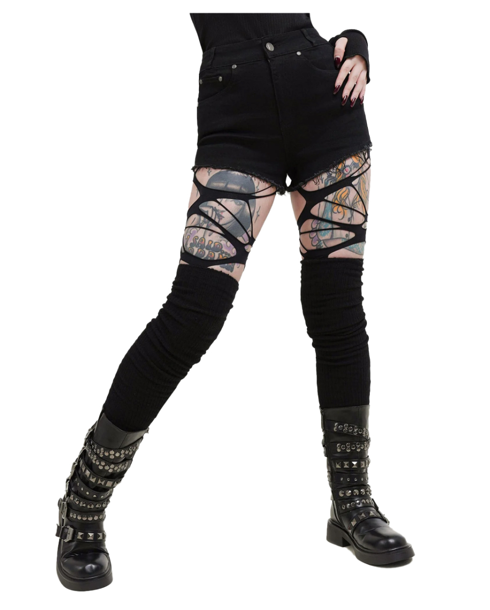 KILLSTAR Saw Edge Shorts M 1 KILLSTAR Saw Edge Shorts XL