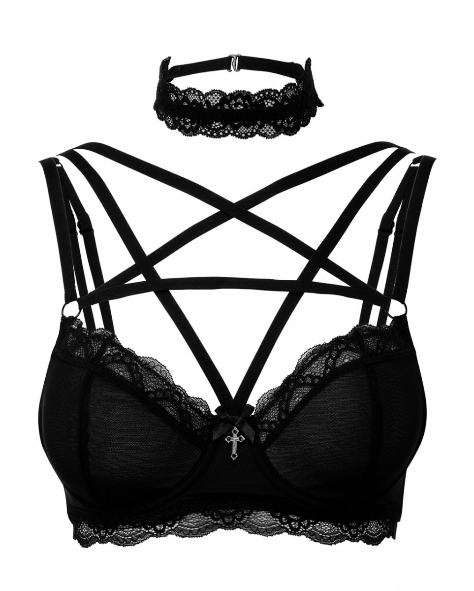 KILLSTAR She Bites Spitzen BH 4XL 1 KILLSTAR She Bites Spitzen BH 4XL