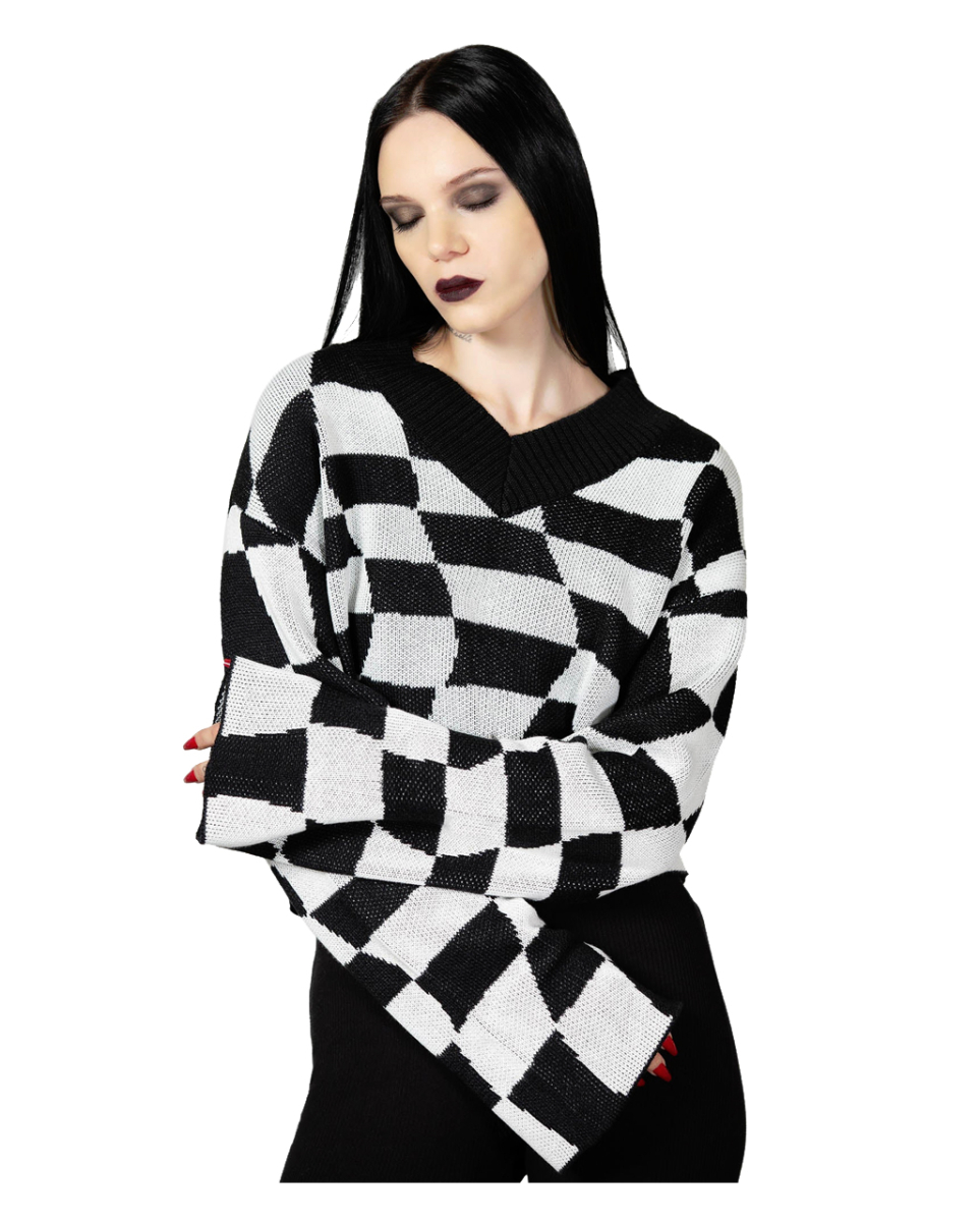 KILLSTAR Wicked Games Strick Pullover 4XL 1 KILLSTAR Wicked Games Strick Pullover XXL