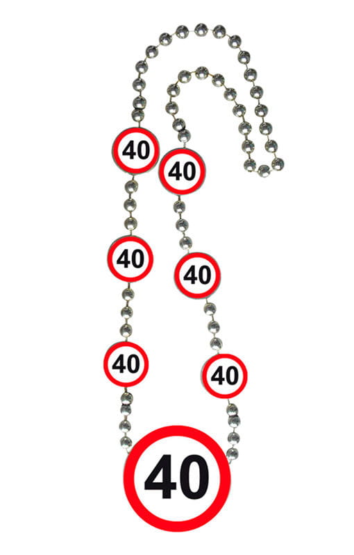 Kette Verkehrsschild 40
