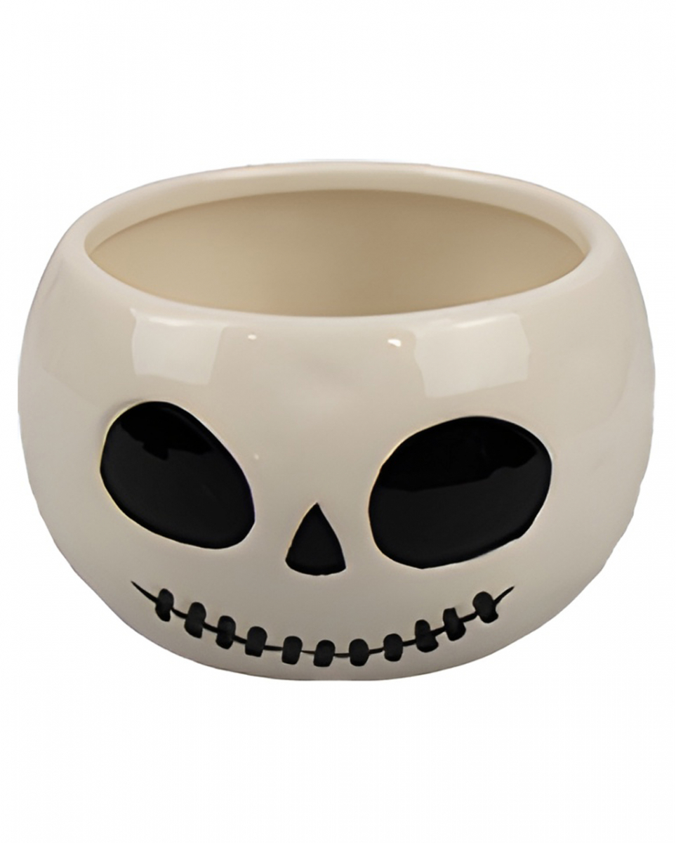 Kleine Halloween Homeware Schale Totenkopf 12,5cm Ø 1 Kleine Halloween Homeware Schale Totenkopf 12