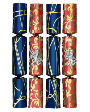 Knallbonbon rot-blau-gold 4er Pack