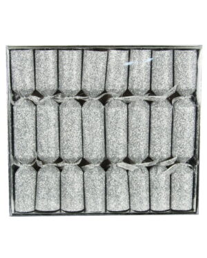 Knallbonbons Glittereffekt Silber 8 St.