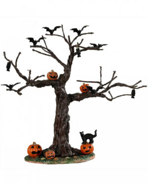 Lemax Spooky Town - Batty for Pumpkins Tree