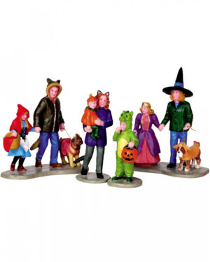 Lemax Spooky Town - Trick or Treating Fun 4er Set