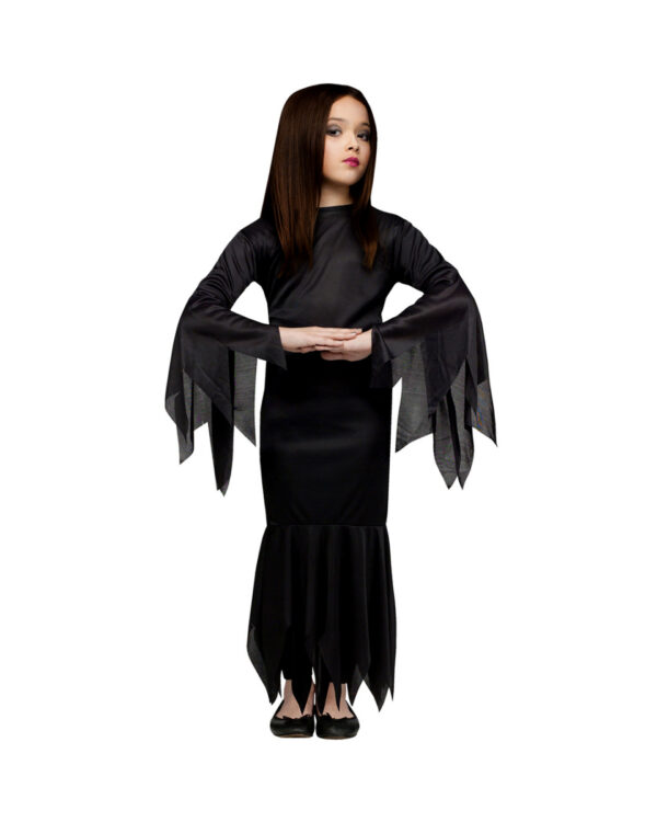 Madame Morticia Kinderkostüm  HIER online kaufen! M