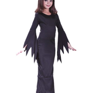 Madame Morticia Mädchenkostüm S  Halloweenkostüme für Kinder