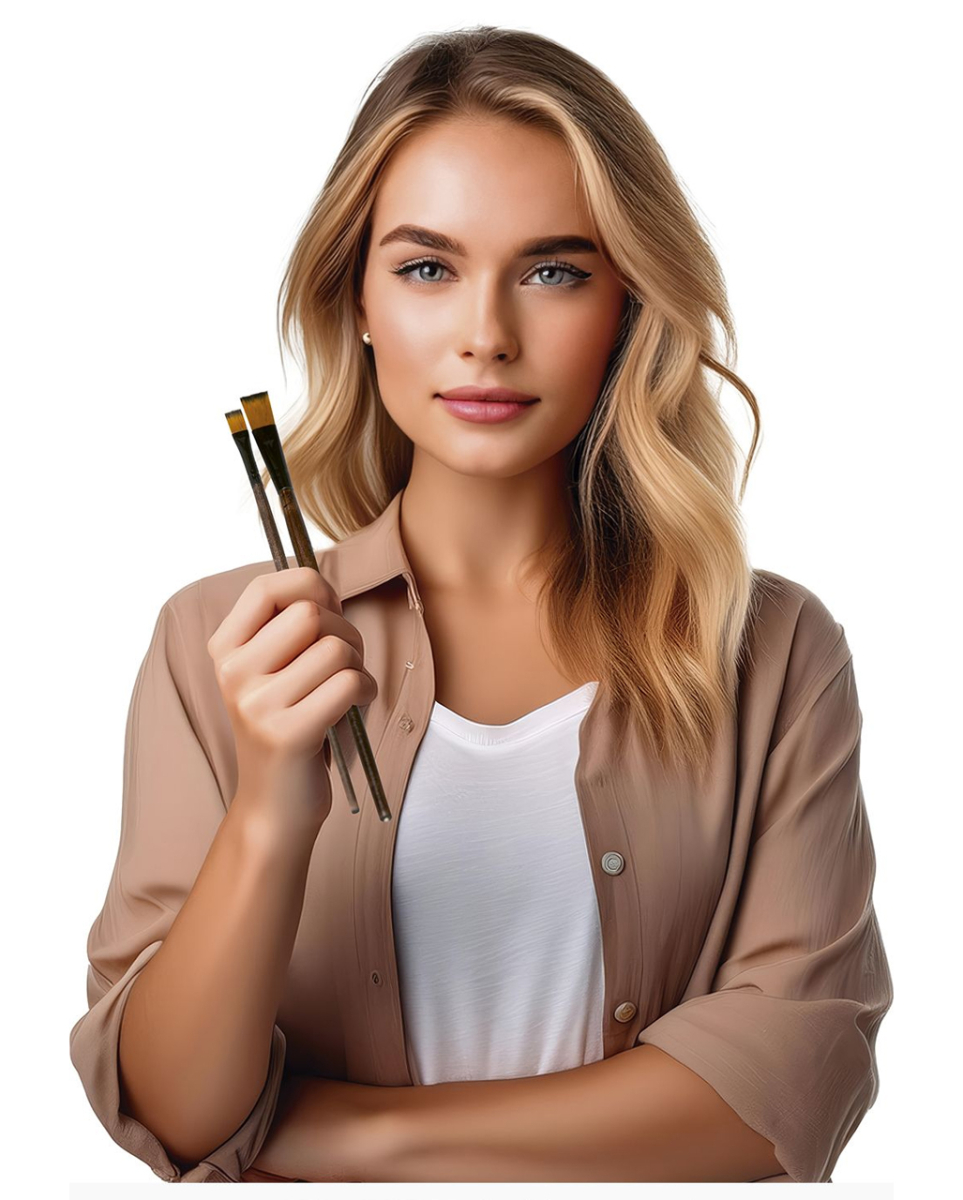 Make-Up Pinsel 2er Set 1 Make-Up Pinsel 2er Set