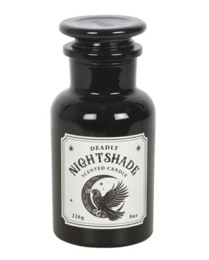Mystic Raven Deadly Nightshade Apothecary Candle