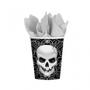 Pappbecher mit Totenkopf