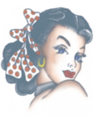 Piraten Pin Up Girl Klebetattoo