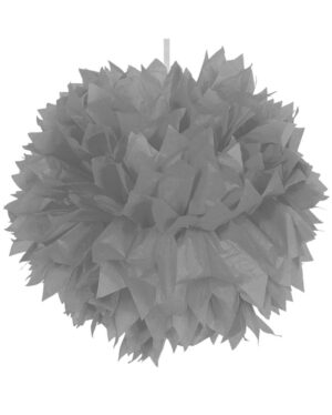 Pom-Pom Silber 30cm