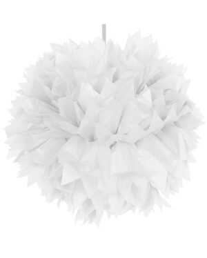Pom-Pom Weiß 30cm