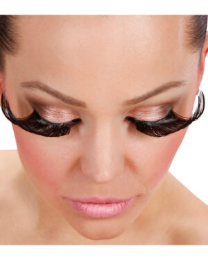 Schwarze Super lange Kunst Wimpern