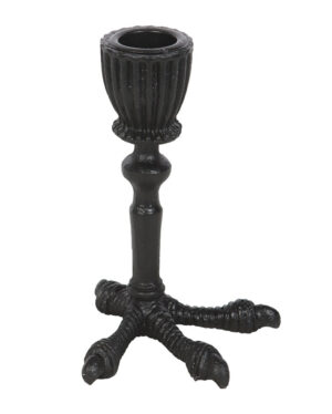 Schwarzer Rabenklaue Kerzenständer 12