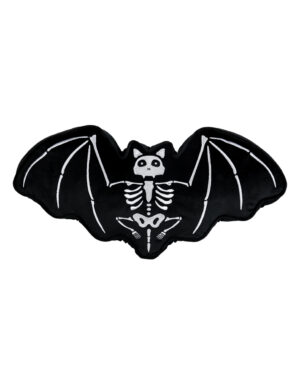 Skelett Fledermaus Dekokissen 52cm