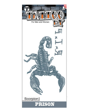 Skorpion Klebetattoo