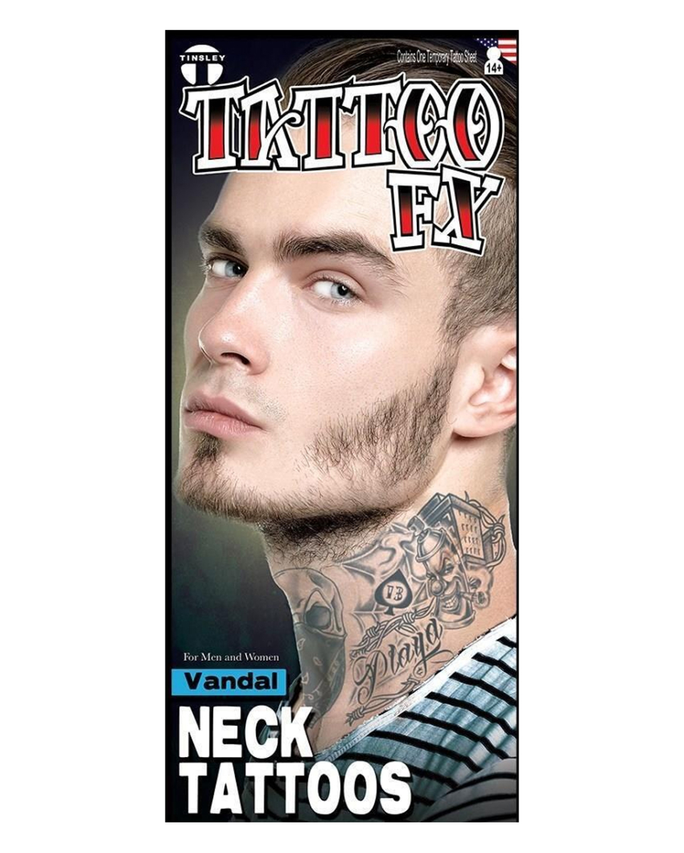 Vandale Nacken Klebetattoo Set 1 Vandale Nacken Klebetattoo Set