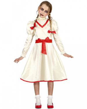 Verfluchte Puppe Halloween Kostüm Kinder XL (10-12) Jahre