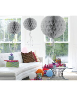 Wabenball Silber 30cm