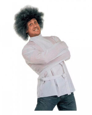 Weiße Zwangsjacke Kostüm XL