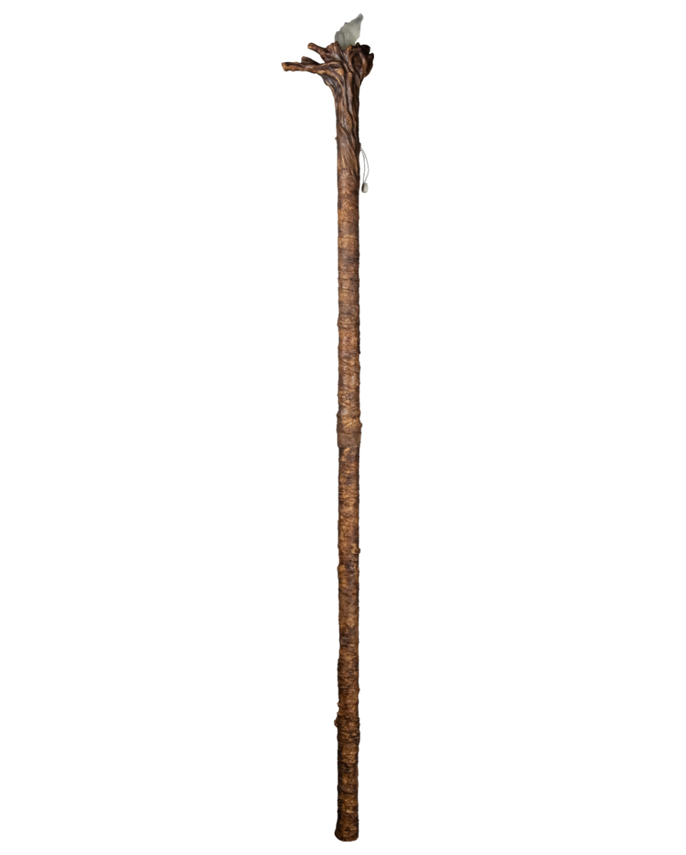 Zauberer Stab mit leuchtendem Kristall 170cm 1 Zauberer Stab mit leuchtendem Kristall 170cm