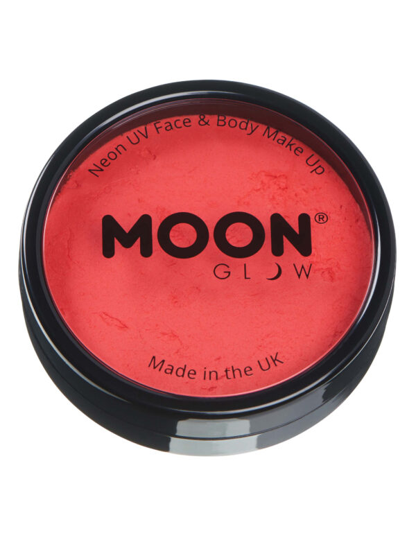 Aqua-Schminke Neon UV 36g neonrot Schminke für Karneval & Fasching