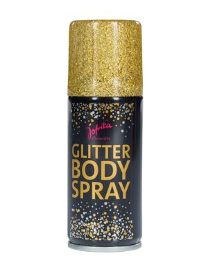 Bodyspray Glitzer 100ml gold Schminke für Karneval & Fasching