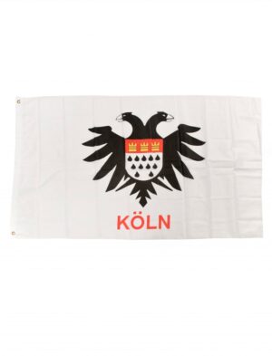 Flagge Köln Adler 150x90cm Farbe: rot/weiß
