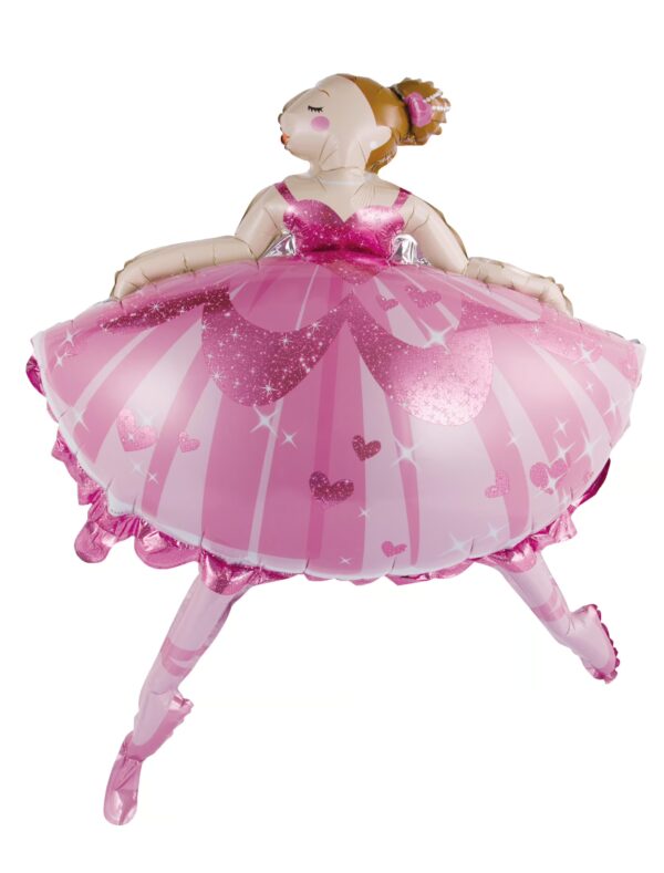 Folienballon Ballerina L Farbe: rosa