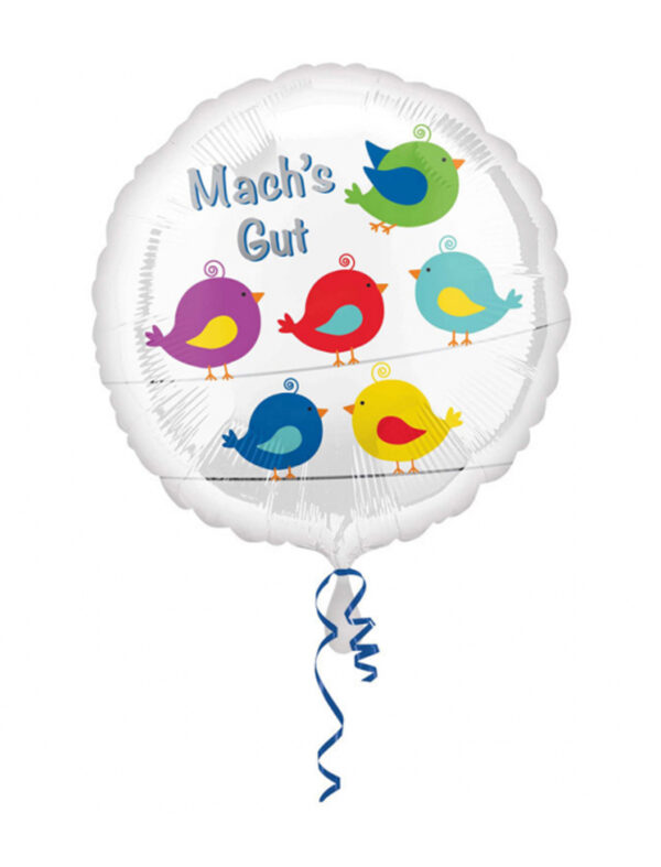 Folienballon Mach's gut S Farbe: